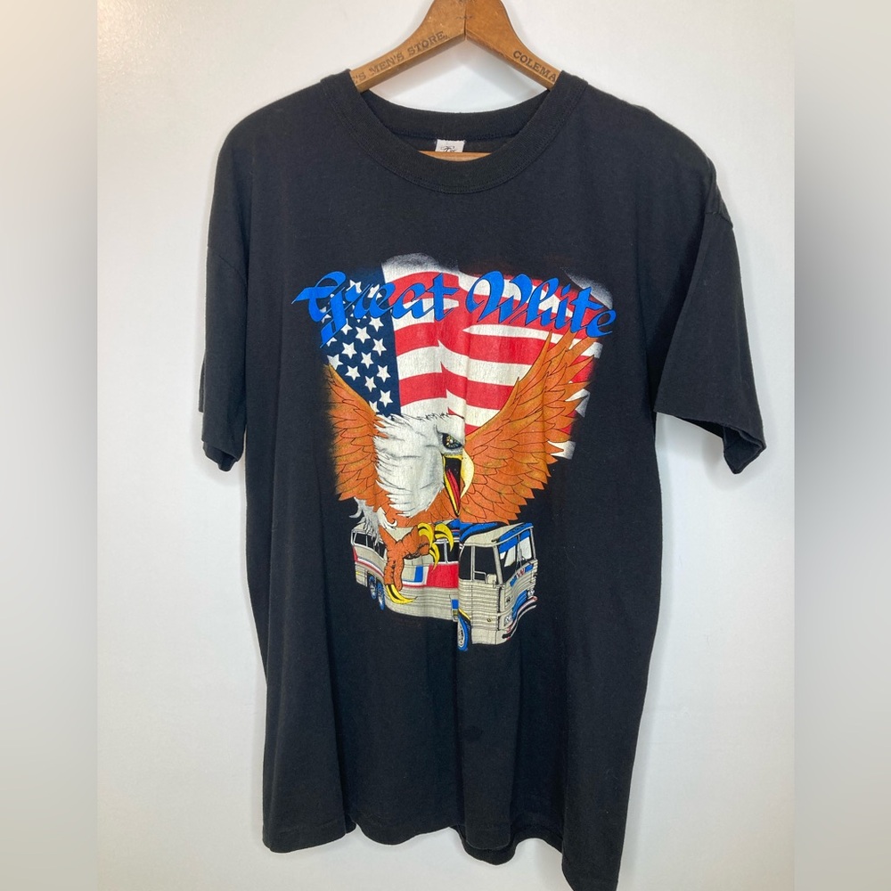 vintage 80s Great Divide Highway Knights tour tshirt